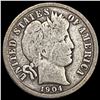 Image 1 : 1904-S Barber Dime NICELY CIRCULATED