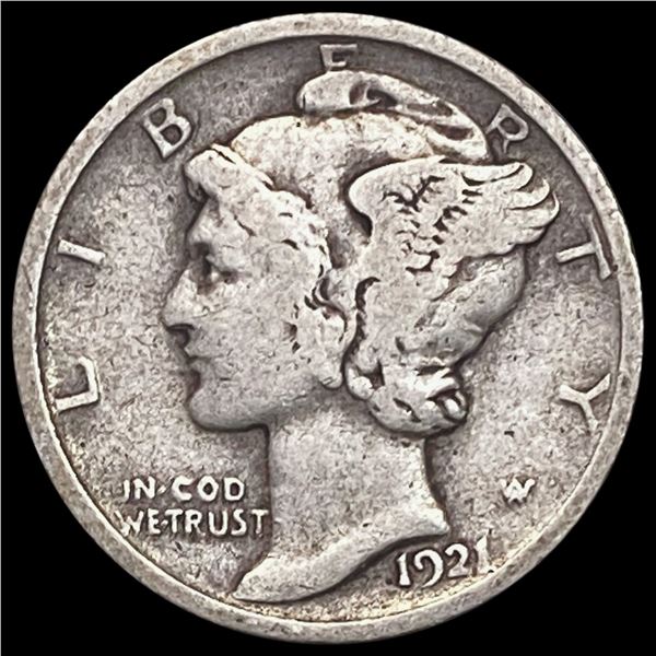 1921 Mercury Dime NICELY CIRCULATED