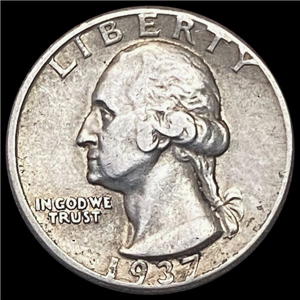 1937-D Washington Quarter NEARLY UNCIRCULATED