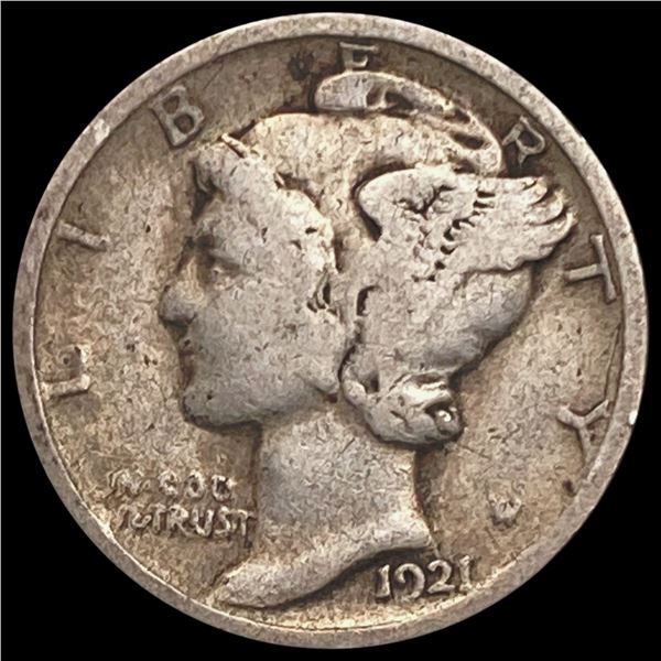 1921 Mercury Dime NICELY CIRCULATED
