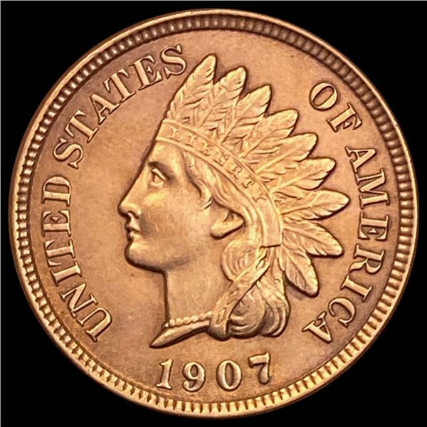 1907 Indian Head Cent CLOSELY UNCIRCULATED