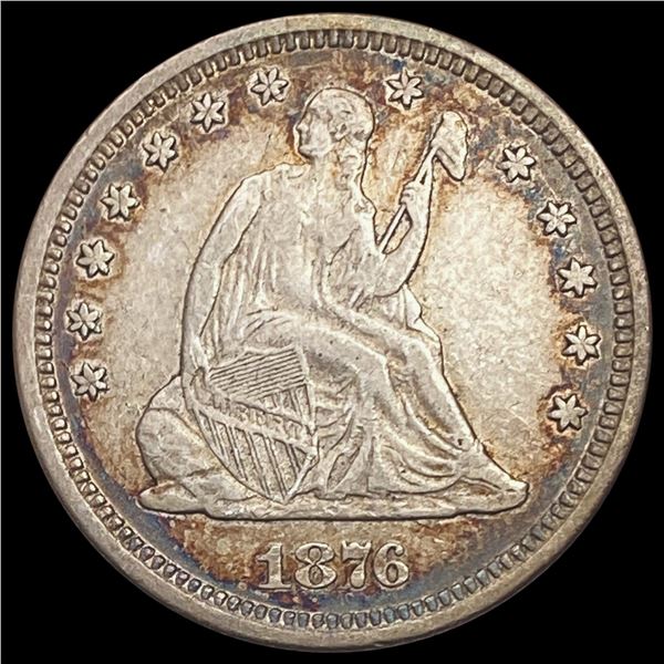 1876 Seated Liberty Quarter LIGHTLY CIRCULATED