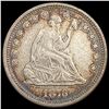 Image 1 : 1876 Seated Liberty Quarter LIGHTLY CIRCULATED