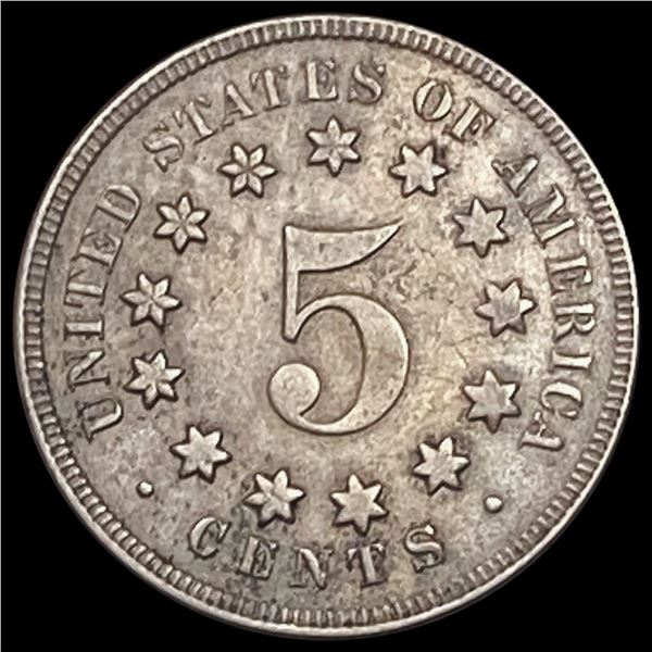1867 Shield Nickel CLOSELY UNCIRCULATED