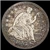 Image 1 : 1855 Seated Liberty Half Dime CHOICE AU