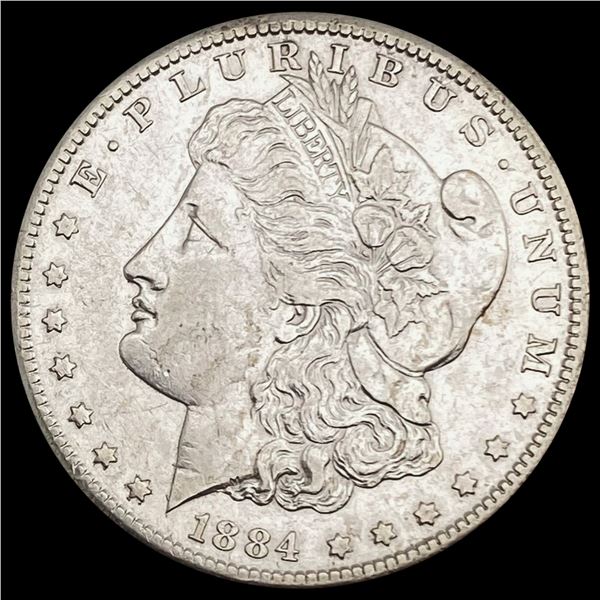1884-S Morgan Silver Dollar CHOICE AU