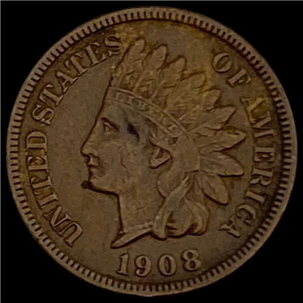1908-S Indian Head Cent CLOSELY UNCIRCULATED