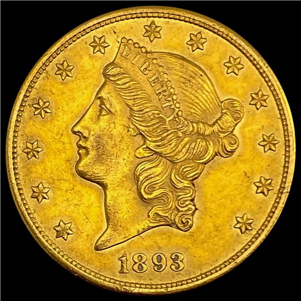 1893-S Liberty Head Double Eagle UNCIRCULATED