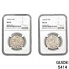 Image 1 : 1946-D 50C NGC MS65  1946-D 50C NGC MS6