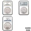 Image 1 : [3] 1991 -2012 Am Silver Eagles $1 NGC MS69