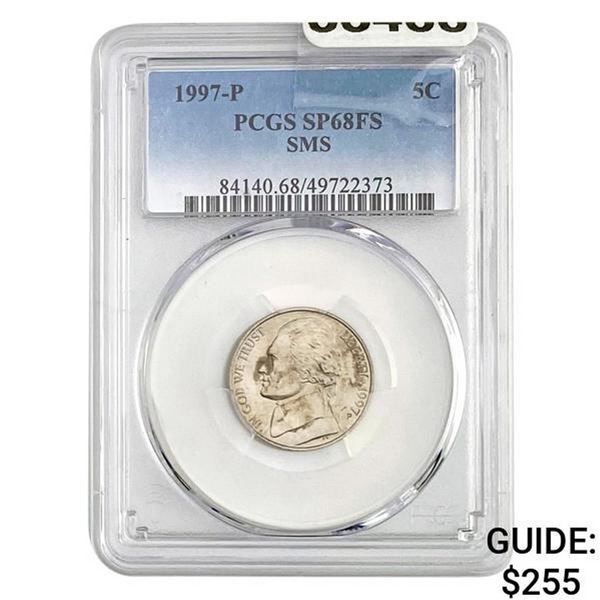 1997-P Jefferson Nickel PCGS SP68FS