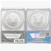 Image 2 : 2007-2020 [2] Silver Eagle ANACS MS69
