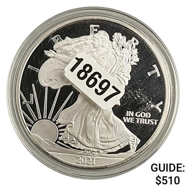 2021 4oz Proof Eagle Silver Round