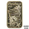 1973 Madison Mint Christmas 1oz SIlver Bar