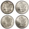 Image 1 : 1878-1890 CH BU Morgan Silver Dollar Lot [4 Coins]
