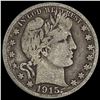 Image 1 : 1915-S Barber Half Dollar NICELY CIRCULATED