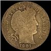 Image 1 : 1901-S Barber Dime NICELY CIRCULATED