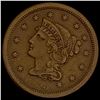 Image 1 : 1855 Braided Hair Large Cent CLOSELY UNCIRCULATED