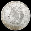 Image 2 : 1948 Mexico Silver 5 Pesos Mo GEM BU