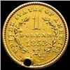 Image 2 : 1853 Liberty Head $1 Gold Coin HIGH GRADE