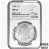 Image 1 : 1902 Morgan Silver Dollar NGC MS63