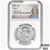 Image 1 : 1957 Franklin Half Dollar NGC PF67