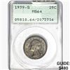 Image 1 : 1939-S Washington Silver Quarter PCGS MS64