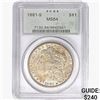Image 1 : 1881-S Morgan Silver Dollar PCGS MS64