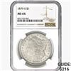 Image 1 : 1879-S Morgan Silver Dollar NGC MS64