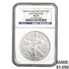 Image 1 : 2008-W Silver Eagle Rev of 07 NGC MS69