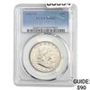 Image 1 : 1963-D Franklin Half Dollar PCGS MS65