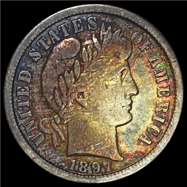 1897-S Barber Dime LIGHTLY CIRCULATED