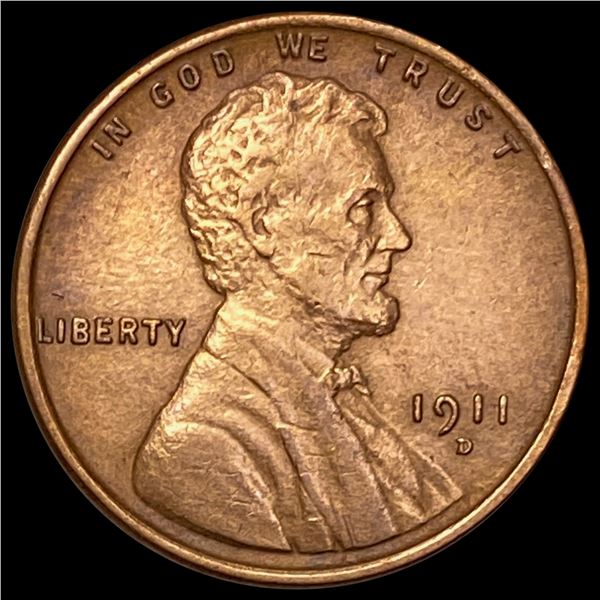 1911-D Lincoln Wheat Cent CLOSELY UNCIRCULATED