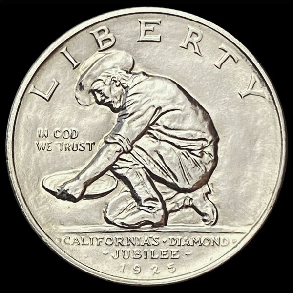 1925-S California Diamond Jubilee Half D GEM BU