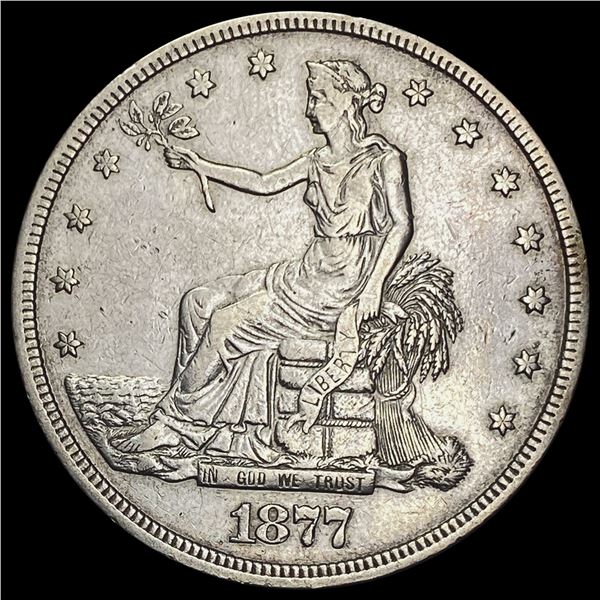 1877 Trade Dollar CLOSELY UNCIRCULATED