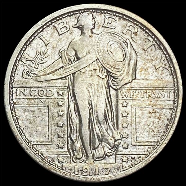 1917 Ty1 Standing Liberty Quarter HIGH GRADE