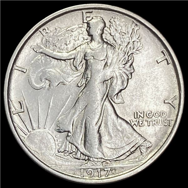 1917-S REV Walking Liberty Half CHOICE AU