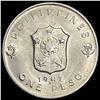 Image 2 : 1947-S Philippines One Peso UNCIRCULATED
