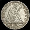 Image 1 : 1854 Arrows Seated Liberty Quarter NEARLY UNCIRCULATED