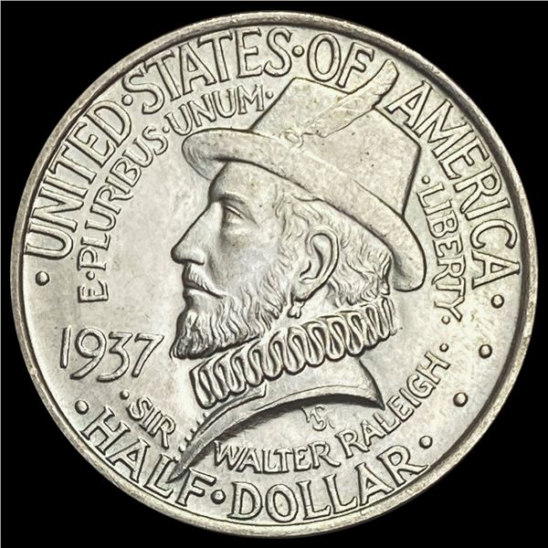 1937 Roanoke Island Half Dollar GEM BU