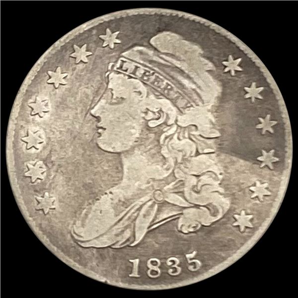 1835 Capped Bust Half Dollar NICELY CIRCULATED