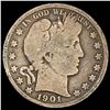 1901-S Barber Half Dollar NICELY CIRCULATED