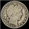 Image 1 : 1901-S Barber Half Dollar NICELY CIRCULATED