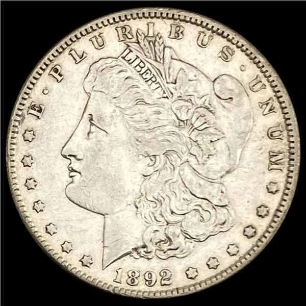 1892 Morgan Silver Dollar CLOSELY UNCIRCULATED