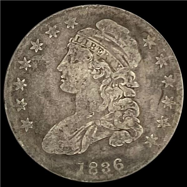1836 Capped Bust Half Dollar NICELY CIRCULATED