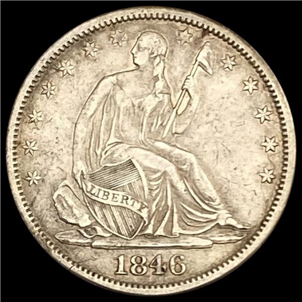 1846-O Seated Liberty Half Dollar CLOSELY UNCIRCULATED