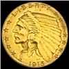 1915 Indian Head $2.50 Gold Quarter Eagl CLOSELY UNCIRCULATED