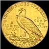 Image 2 : 1915 Indian Head $2.50 Gold Quarter Eagl CLOSELY UNCIRCULATED