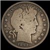 1892 Barber Half Dollar NICELY CIRCULATED