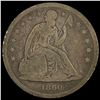 1860-O Seated Liberty Dollar NICELY CIRCULATED